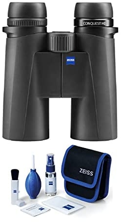 Zeiss 10x42 Conquest HD Binoculars with Cleaning Kit Bundle (2 Items)