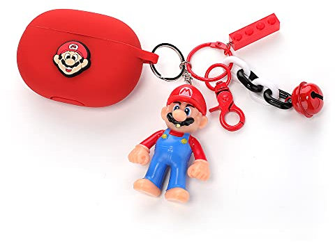 Derhom Silicone Case Cover Compatible for New Beats Studio Buds [Support Wireless Charging][Cartoon Series] (Mairo)