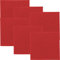 Erwin Müller Spültuch 6er-Pack Baumwolle rot Größe 25x25 cm