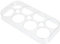 Housoutil Porte- Oeuf en Plastique pour Réfrigérateur 8 Œufs D' Œufs de Stockage D' Œufs Boîte de Rangement de Rangement de Rang