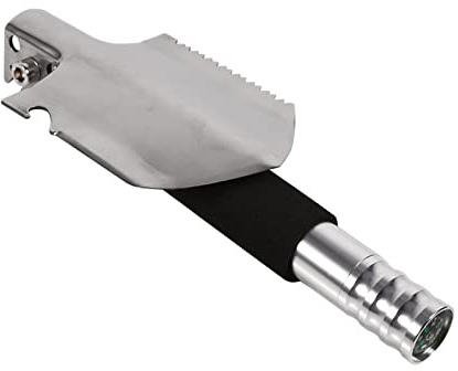 HH-CC Équipement de Camping, Pelle de Survie Pliante de 13,8 Pouces Haute résistance pour pelleter pour hacher pour scier pour marteler pour Creuser pour Couper