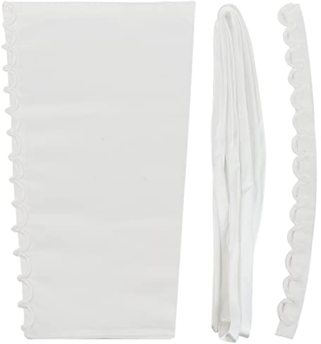 GORGECRAFT 3 Stil 3 STÜCKE Damen Brautkleid Schlaufen Verstellbarer Reißverschluss Ersatz Abschlussball Kleid Riemen Satin Korsett Rücken Kit Schnürung Für Hochzeitskleid Zubehör