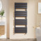 EMKE Modern Anthracite Towel Radiator, 1200 x 500 mm, Heated Towel Rail for Bathrooms, Wall/Floor Mounted, SPCC Steel