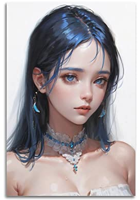Anime Sweet Girls Poster Sexy Girls Poster Dekorative Malerei Leinwand Wand & Kunstbild Druck Moderne Familie Schlafzimmer Dekor 30 x 45 cm