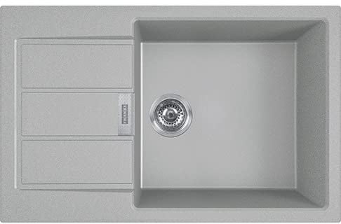 Franke SIRIUS 2.0 S2D 611-78 Tectonite® Fregadero empotrado con bandeja XL Gris - S2D611-78XLSE