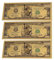 Goldfarbene Geldscheine, 1 Million Dollar, farbige Goldfolie, Sammlerstück, Banknoten für Dekoration, mit erstaunlichen Details, 3 Stück