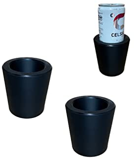 Kimalab Slim Can Universal Cup Holder Adapter (Two Pack) - Black - Fits Red Bull, Celsius, Energy Drink, Michelob, White Claw, Truly - 8.4 oz / 12 oz - Car Cup Holder Upgrade