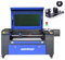80W CO2 Laser Graviermaschine Lasergravurmaschine,Laser Cutting Engraver Graveur,Autofokus,Wabenplatten,Ruida controller Laser Engraving Maschine 700mmx500mm & Drehachse