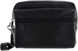 Calvin Klein sac d’accessoires sac à main Monogram Soft AOP Pouch Black noir
