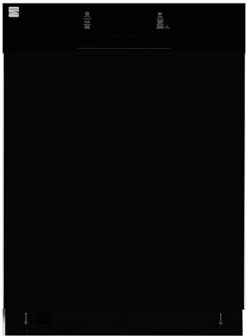 Kenmore 22-14589 24 Built-In Dishwasher - UltraWash, SmartWash, Sanitize Rinse, SmartDry, and Leak Detection - 14 Place Settings - 57 DBA - ENERGY STAR Certified - 24 - Black