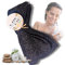 Filet de Bain Africain | éponge Gant de Toilette Exfoliant | douche moussant gommage et épurateur de dos et corps | Bathing Sponge (Noir)