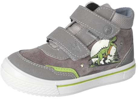 RICOSTA Jungen Stiefel REX, Kinder Boots, Weite: Mittel, lose Einlage, RicostaTEX, Blinklicht, Klettstiefel, Booties, wasserdicht, Meteor (460), 31 EU