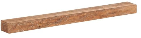 Woodkings Wandboard Oldwood | Altholz Balken 160 cm | Wandregal für Wohnzimmer Esszimmer oder Büro | Holzbalken Rustikal, Einzigartig