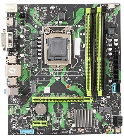 Carte Mère ATX de Bureau LGA1155 Socket avec M.2, VGA, DVI, Sortie HD, 6 Gbit/s, 4 Emplacements DDR3, Alimentation 3+1 Phases pour Les Séries Core I7, I5, I3, E3/V1/V2 – pour Le