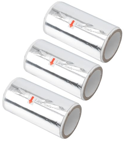 BELLIFFY Manicure Tin Foil Wraps 3pcs Nail Removal Pads Convenient Polish Remover Tool for Professional Nail Care and At-home Use