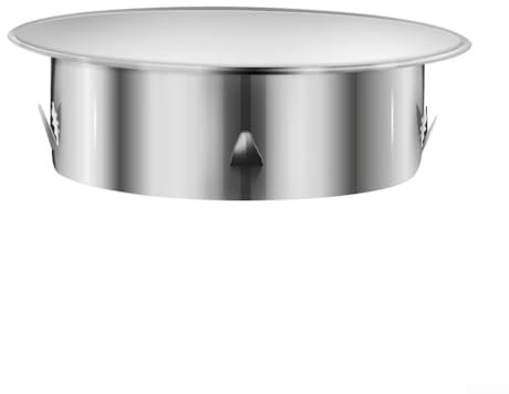 Schlankes Design Kaminlochdeckel aus Edelstahl, geeignet für 190 und 200 mm Anwendungen