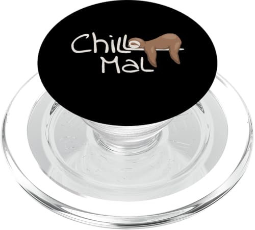 Chill Mal Faultier! Lässiges Faules Anti-Stress Schlaf-Tier PopSockets PopGrip für MagSafe