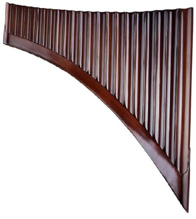 Panflöte Für Anfänger 22 Röhren C-Taste Braune Panflöte Panflöte Flöte Holzblasinstrument(R)