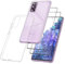 Vancle Trasparente Cover per Samsung Galaxy S20 Fe con Protezione Fotocamera e 2 Pellicola Vetro Temperato, Custodia Galaxy S20 Fe Sottile Antiurto
