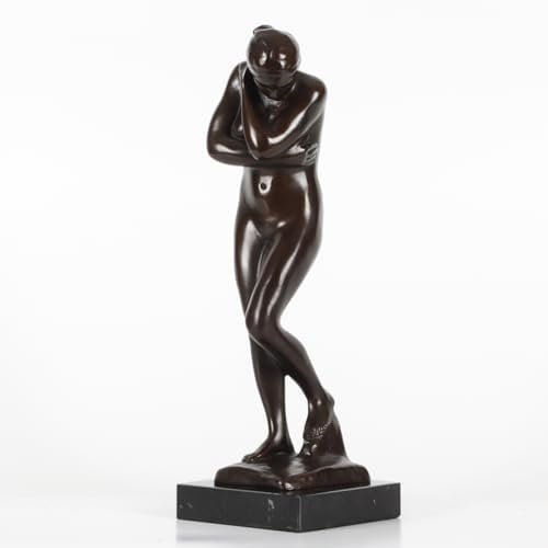 NILEEBUKER Rodin Bronze-Statue von Rodin, Nachbildung, berühmte Skulptur, Heimdekoration, 29 cm