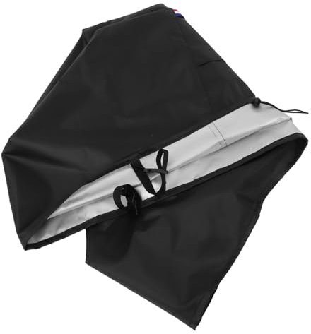 ANDRESLAD Feuerstelle Abdeckung Quadratisch Mit Verstellbaren Riemen Für Garten Und Terrasse Schützt Vor Witterungseinflüssen Und Sorgt Für Langlebigkeit