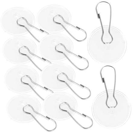 CAXUSD 20piezas Ganchos De Techo Adhesivos Extraíbles Pequeños Ganchos para Globos y Luces De Cadena Decoración Festiva Fácil Instalación