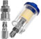 QUMIIRITY 1Set Essiccatore Aria Professionale con Separatore Acqua per Verniciatura Prolunga Utensili Pneumatici e Prestazioni Ottimali