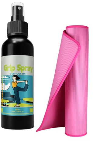 Yoga Matten Rutschfest Spray - Haftspray Für Yoga Matten - Nicht Klebende Ausstattung Zur Verbesserung Der Haftung | Für Krafttraining Gymnastik Klettern
