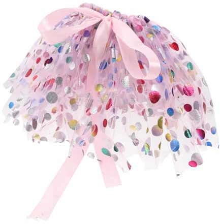 Supvox Hunde Tutu Kleid Aus Spitze Und Atmungsaktivem Mesh Verstellbares Hundekleid Für Kleine Bis Mittelgroße Hunde Haustier Outfit Für Geburtstag Hochzeit Und Party