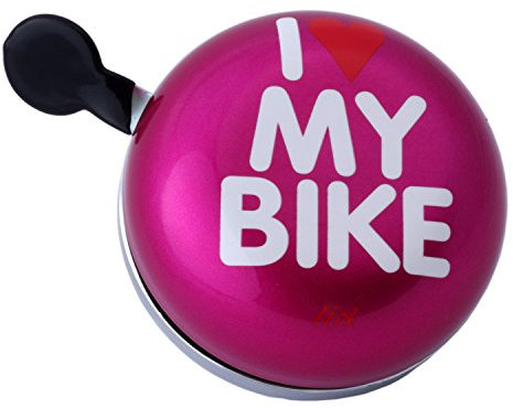 Liix Ding Dong Fahrradklingel I Love My Bike Pink