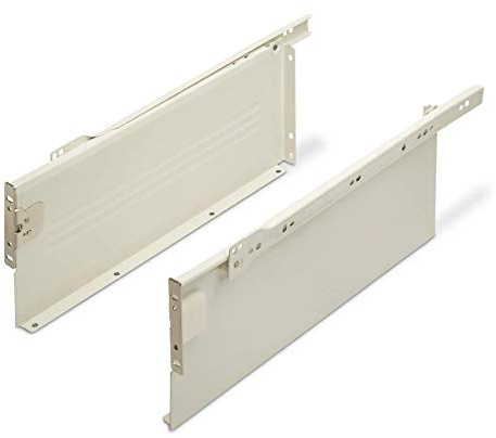 SOTECH Schubladensystem MetallBox 350 mm Zargenhöhe: 150 mm cremeweiß | Schublade Schubkasten
