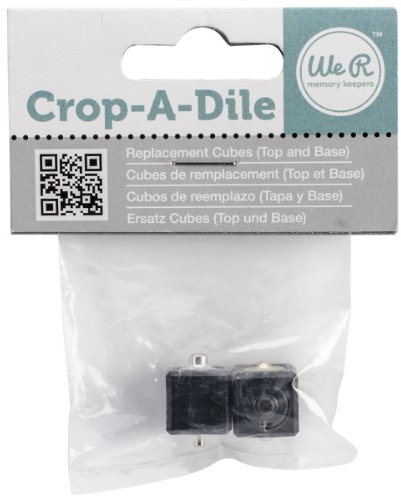 We R Memory Keepers 0633356709718 Tool Crop-A-Dile-Ersatzwürfel, Metall, Mehrfarbig