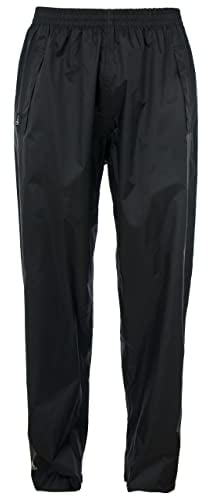 Trespass Unisex Kompakt Zusammenrollbare Qikpac Regenhose, Schwarz, XL EU