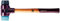 Halder 2310482 Schonhammer Simplex aus Hartgummi/Weichgummi, 60 mm