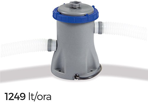 Bestway 58381 Filtro a Cartuccia Pompa per Piscina Fuori Terra 1249 lt/h. MWS