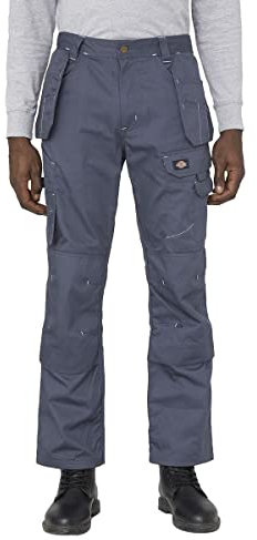 Dickies - Trousers for Men, Redhawk Pro Pants, Regular Fit, Grey, 42W / 32L