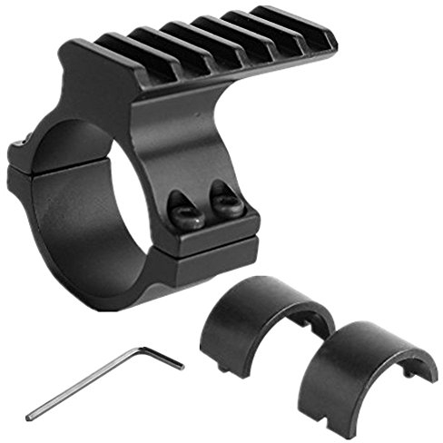 BigTron 1inch - 1.18inch Scope Ring Adapter 25.4-30mm Airsoft Gun Scope Fass Mount 20mm Weaver Tube Mount Picatinny Rail Riser für Riflescope Optik