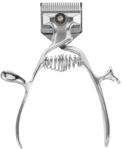 Lurrose Manual Clippers Hand Operated Clipper for Home Haircut Non Electric for Elderly Kids and Sleeping Children Quiet Vintage Hairdressing Tool