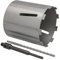 BTEC Diamant Betonbohrkrone mit 180mm Nutzlänge für Kernbohrungen in Beton, Mauerwerk Ziegel, Poroton uvm. SDS-plus lang (200mm) Aufnahme und Zentrierbohrer Ø 182 mm