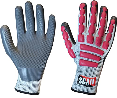 Scan SCAGLOAIXX Guantes de látex antiimpacto 5 - Talla 11 (Talla XXL)