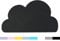 ViviPet PawPlus Waterproof Silicone Dog Cat Pet Feeding Mat, Anti-Slip Pet Bowl Mats, Pet Feeding Mat. (Black)