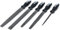 NICHOLSON Crescent 22040HNNN Set di Lime per Uso Generico con Impugnature Ergonomiche, 5 Pezzi Multicolore Taglia Unica