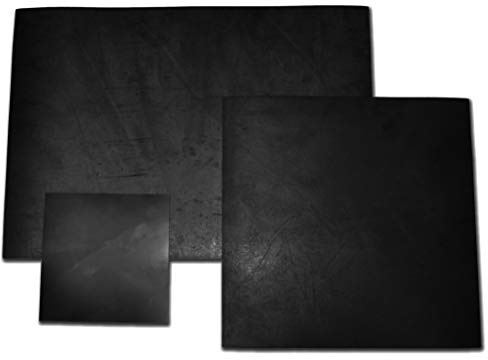 Solid Black Rubber Sheeting/Sheet x 2mm Thick - Water & Gasket Making Seals, Spacers, Washers (1000mm x 500mm)