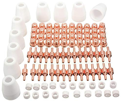 100 Stück Elektrode Tip Düse, Luftschneider für Plasma, Verbrauchsmaterial, Plasmaschneider für LG-40 PT-31 CUT40 CUT50