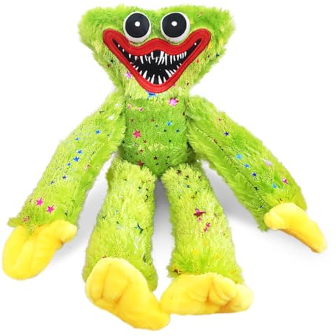Zaloife Plüschtier Monster Grün, Horrorspiel Kuscheltier Plush 40cm, Stofftier Plüsch Puppe Geschenk für Kinder Erwachsen