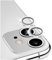DIKKAR Protezione per Obiettivo della Fotocamera per iPhone 11, Pellicola Protettiva per Fotocamera Posteriore in Lega di Alluminio in Vetro temperato HD AntiGraffio (Frizzante)