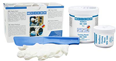 WEICON Gießharz MS 1000 500 g | Epoxidharz zum Gießen | mit Härter | transparent