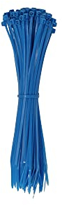 LPGLed | Fascette per cablaggio 3x160mm - 100 pezzi - Fermacavo, stringicavo - Ultraresistenti, professionali (Blu)