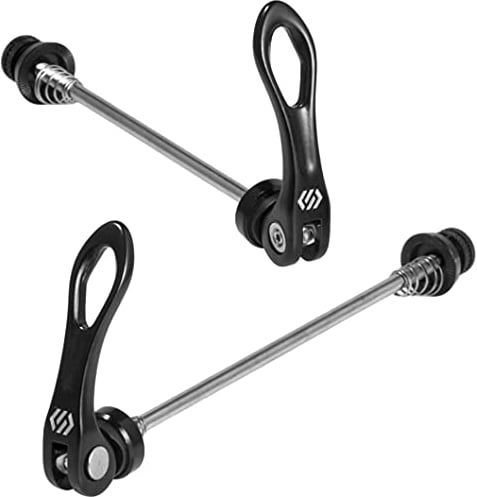 Chooee Quick Release Skewers Front & Rear Set for Mountain Bike MTB Black