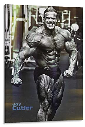 Jay Cutler Bodybuilder Poster, Wandkunst-Poster und Leinwand-Kunstdruck, modernes Familienschlafzimmer, ästhetische Dekoration, 60 x 90 cm
